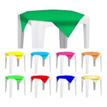 Imagem de Kit 10 Toalha de Mesa Para Festa Perolizada Descartavel Decoração Fest