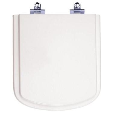 Imagem de Tampa de Privada Fechamento Suave Lirio Branco Vaso Fiori