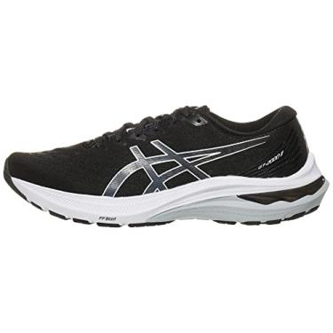 Imagem de ASICS Tênis feminino GT-1000 12, Preto/branco, 11 Wide