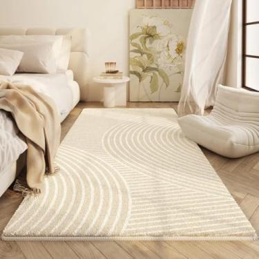 Imagem de Tapetes para quarto, grossos, decoração de sala de estar, macios, fofos, de pelúcia, para cabeceira, laváveis, para casa (200x300cm/G)