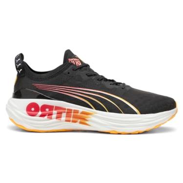 Imagem de PUMA Tênis masculino Foreverrun Nitro, Puma Preto/Sun Stream/Sunset Glow, 43