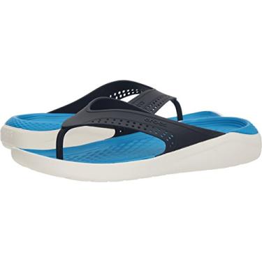 Imagem de Sandália, Crocs, Literide Flip, Navy/White, 39, Criança Unissex