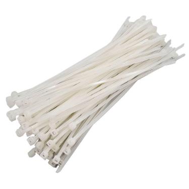 Imagem de Abraçadeira De Nylon Branca 2,5x150mm Enforca Gato 1000 Unid