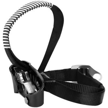 Imagem de Chewtoyo Ascensor de alumínio e magnésio para o pé esquerdo, capacidade de 150 kg, serve para cordas de 8 a 12 mm, ferramenta de escalada, espeleologia e montanhismo