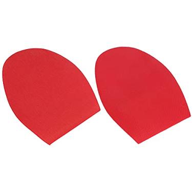 Imagem de 1 par de solas de borracha para reparo de sapatos, substituição inferior de borracha antiderrapante à prova de desgaste, sola de reparo de sola de sapato para botas (A)