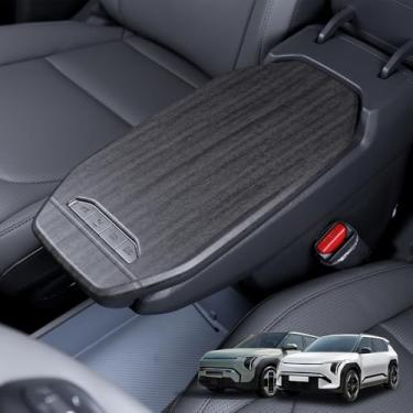 Imagem de Cnaurda Capa de proteção de painel de caixa de apoio de braço central para carro, almofada de apoio de braço para console central, almofada de apoio de braço de carro compatível com acessórios KIA EV3