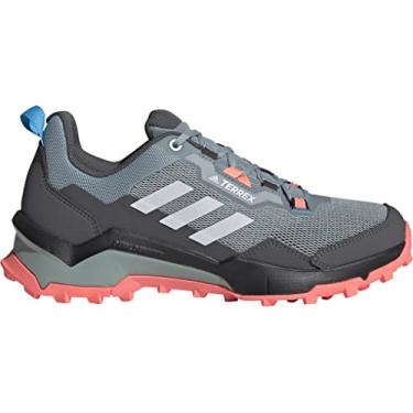Imagem de adidas Tênis feminino Terrex Ax4, Cinza mágico/cinza painel/vermelho ácido, 40