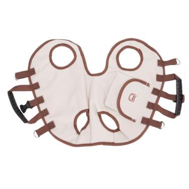 Imagem de POENVFPO Arnês de Elevação para Cães Estilingue Ajustável para Transporte de Animais de Estimação Com Transporte Portátil de Ombro, Tecido Oxford Respirável Premium para Cães Pequenos e Gatos, (M)