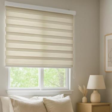 Imagem de Persiana Pronta - Persiana Zebra Prime 160larg x 160alt Mescla Bege