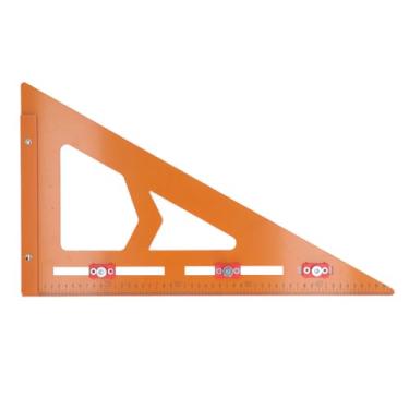 Imagem de Régua triangular de posicionamento quadrado 2 em 1 para ferramenta de layout de medição de marcenaria