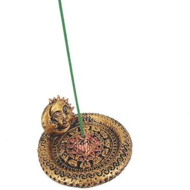 Imagem de Incensário Pratinho Sol Lua 13018 - Mana Om By Pat1