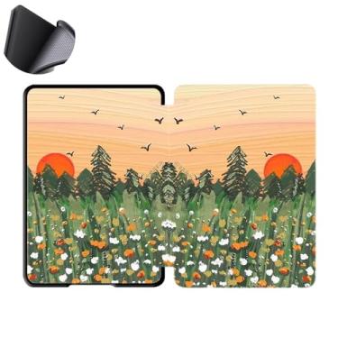 Imagem de Yzlvigrous Capa para Kindle Paperwhite 12th/Coloroft Signature Edition 1ª Geração 2024, Tampa Traseira de TPU Macia de 7 Polegadas com Sono/acordamento Automático, Modelo: SA568B/SA569P/SA59CP