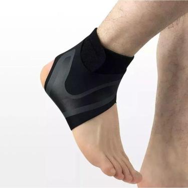 Imagem de Tornozeleira Cinta Elástica Segurança Proteção Tornozelo Par