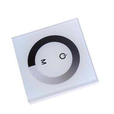 Imagem de Generic Painel de Toque de Faixa de Luz LED Controlador de Interruptor de Parede Dimmer para Lâmpadas de Cor única, Brilho Ajustável DC 12V-24V para Decoração de Casa (#02)