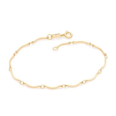 Imagem de Pulseira folheada a ouro - 550422 - Rommanel Tamanho:19