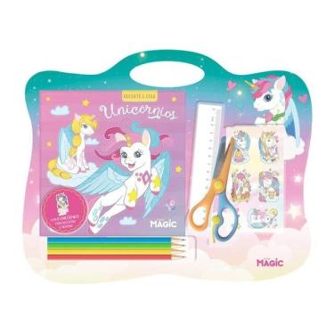 Imagem de Unicórnios - Recorte E Cole