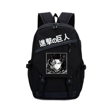 Imagem de Mochila Attacks on Titans Levis Ackermans Cartoon Kids