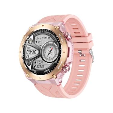 Imagem de EBTOOLS Relógio Inteligente, Tela Ips 1,45 Polegadas, 100+ Modos Esportivos, GPS, Prova de água, Lembrete de Vibração, 13 Idiomas, Carregamento Magnético, Rastreamento de Sono (Rosada)