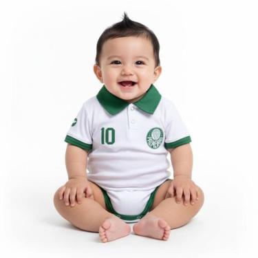 Imagem de Body Polo Bebê Palmeiras Torcida Baby 033XP, GG