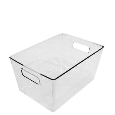 Imagem de Cesto Organizador Plástico com Alça Multiuso 29x20cm - FWB