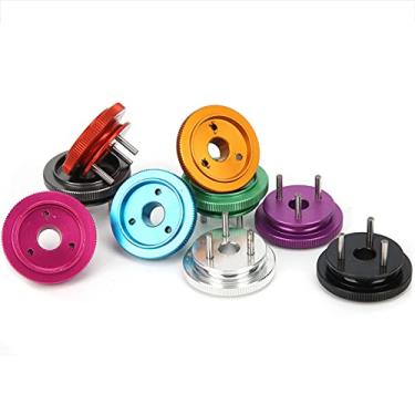 Imagem de aqxreight 9 Unidades 81040 RC Alumínio Leve Volante de 3 Pinos para Carro HSP 1/8 RC Peças Atualizadas Tratamento e ânodo O Design Refinado Volante de Liga de Alumínio Durável CNC Cor de Alta