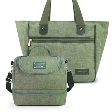 Imagem de Conjunto Bolsa Térmica E Bolsa Shopper Jacki Design Verde