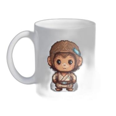 Imagem de Caneca Xícara de Café Porcelana 300ml Com Desenho de Karate Menino Bonito