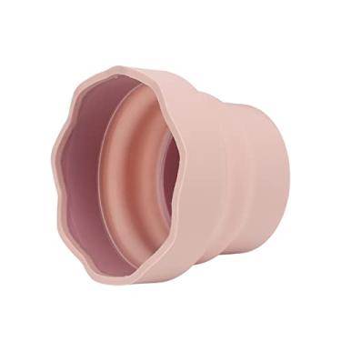 Imagem de AUNMAS Balde Dobrável da Arruela da Escova Pintura, Organizador Dobrável do Suporte de Copo água do Silicone para Fontes Arte Artista Pintura a óleo Aguarela (Rosa)