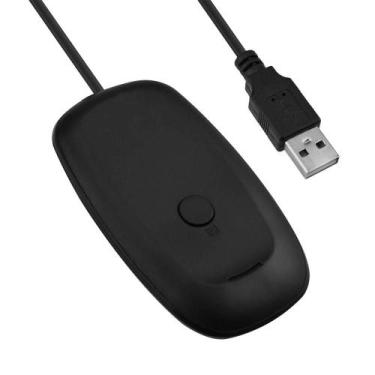 Imagem de Adaptador Receptor USB Sem Fio Para Controle Xbox 360, Transmissor De 