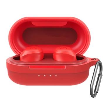 Imagem de Ankersaila Capa protetora de silicone portátil antiperda e à prova de choque compatível com TOZO NC9 (vermelha)