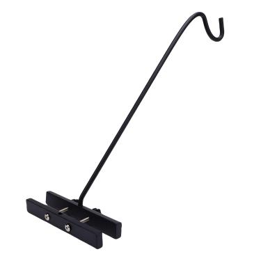 Imagem de Jiawu Cabide Alimentador de Pássaros, Resistente, 360 Graus, Gancho Giratório, Poste de Extensão para Cesta de Flores, para Casa, Ar Livre, Aço de Ferro