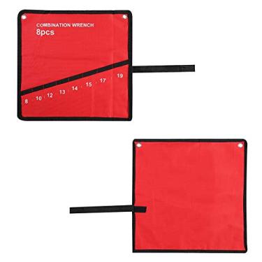 Imagem de GLOGLOW Bolsa de Armazenamento/Bolsa de Armazenamento de Ferramentas, Organizador de Lona Com 25 Bolsos, Vermelho, Durável para Chaves e Chaves de Fenda, 26,38 X 19,29 Polegadas Multi Pocket Nan (8