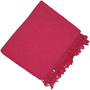 Imagem de Manta para Sofá Gigante 2,40x1,80m Casal Algodão Macio Decorativa(Pink)