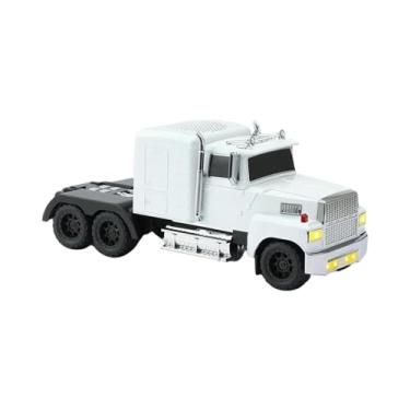 Imagem de Coluna De Portátil - Amplificador de Viagem com Microfone Interno em Formato de Caminhão - Coluna de Viagem Sem Fios com Luz LED e Rádio FM | Para Entusiastas de Automóveis, Festas, Uso em Mesa, Quart