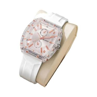 Imagem de Relógios De Pulso Casuais Femininos Com Pulseira De Silicone Moda Para