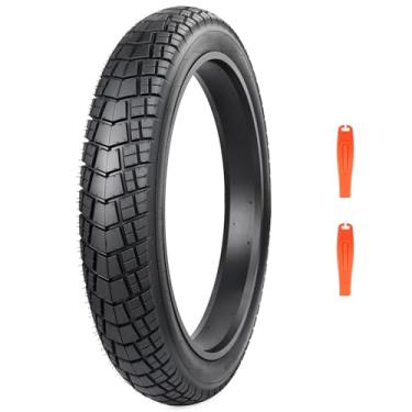 Imagem de BALINGE 1 pacote de pneu gordo de 66 x 10 cm para Ebike, mountain bike, triciclo, ideal para neve, lama, estrada de cascalho, pneu resistente ao desgaste para todos os terrenos (sem tubo), preto, 1