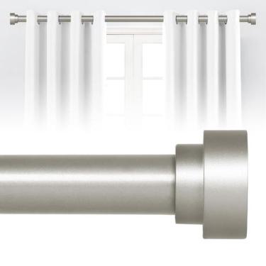 Imagem de Curtain Rod, hei! Dear Silver 182-366 cm ajustável e resistente