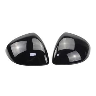 Imagem de 1 par de tampas para espelho retrovisor de carro, guarnição lateral Compatível com benz ces glc class w206 x206 s206 x254 w214 w223 eqe eqs(Black)