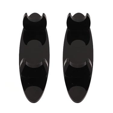 Imagem de aqxreight 2 Peças Suporte de Caneta Expositor Acrílico Caneta de Mesa Vitrine Organizador de Rack para Pincel de Maquiagem Pincel Casa Escola Escritório Queda Transparente Garantindo Resistente e