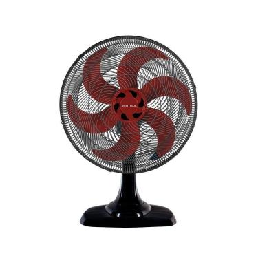 Imagem de Ventilador Osc Mesa Turbo 6 50cm 6 Pás Preto-vermelho 220V