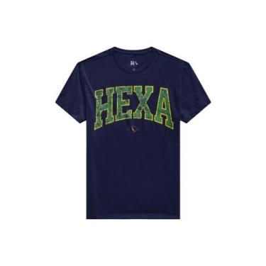 Imagem de Camiseta Estampada Hexa Reserva, Marinho, M