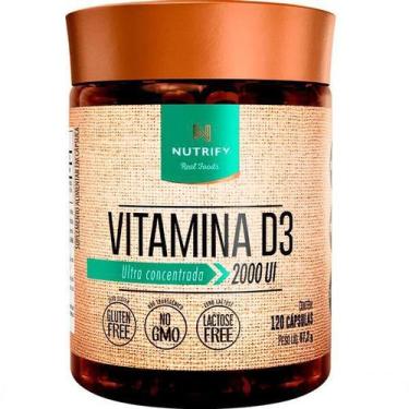 Imagem de Vitamina D3 Ultra Concentrada 2000 Ui 120 Cáps - Nutrify