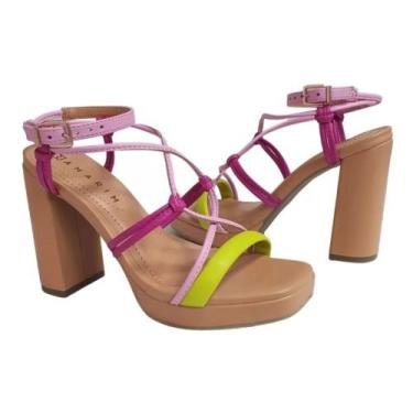 Imagem de Sandália Feminino Salto Alto Ramarim 22-58202, Pistache, 38