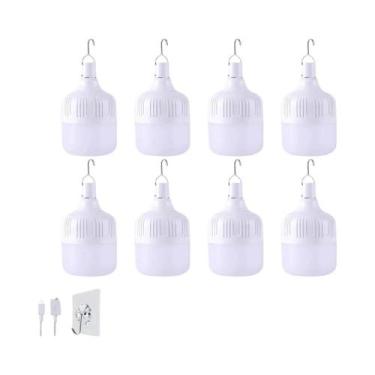 Imagem de Lanterna De Camping LED Recarregável Por USB, Alta Potência, Portátil,