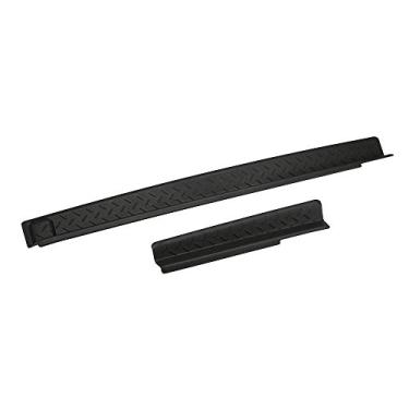 Imagem de Acouto Placa Protetora do Peitoril de Entrada da Porta, Capas de Proteção Pretas de Material ABS para JK 2007-2016, Com Fita Autoadesiva