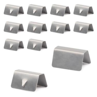 Imagem de Zeathery 10 peças de clipes de defletor de vento de carro, clipe de calha de proteção de chuva de vidro de janela lateral, retentor de reparo antiferrugem de metal de ajuste perfeito, compatível com