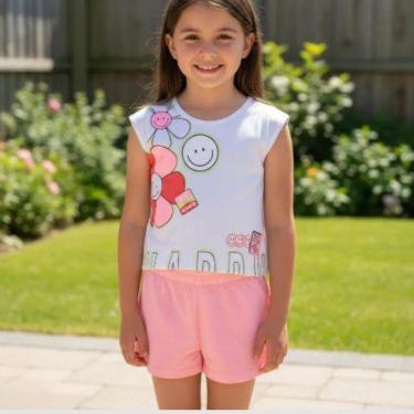 Imagem de Conjunto Feminino Smile Kely Kety Shorts Moletinho-Feminino