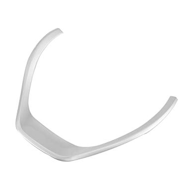 Imagem de X AUTOHAUX Capas de volante para BMW Série 3 316i 320i 328i 320d F20 F45 F30 F31 F34 Adesivos de reposição de acabamento de plástico ABS decoração interior de carro capa de moldura de botão acabamento