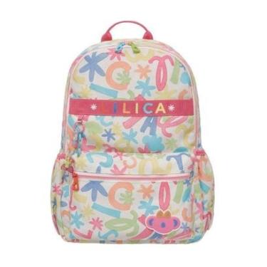 Imagem de Mochila de Costas Lilica Ripilica LovIt Florescer Colorido-Feminino