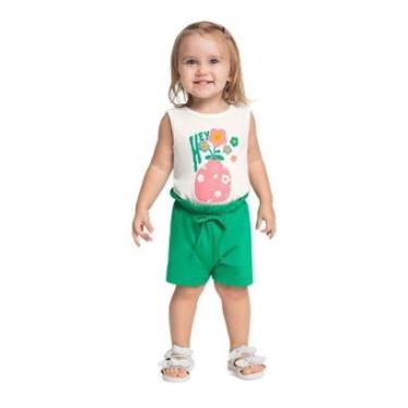 Imagem de Conjunto Regata Florezinhas Short Bee Loop-Feminino